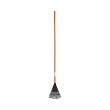 8-inch Wood & Poly Shrub Leaf Rake