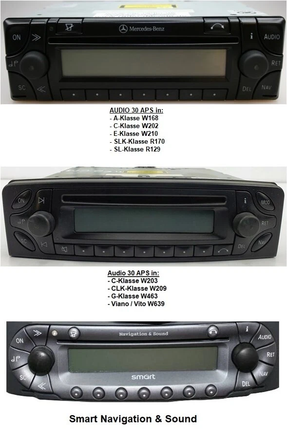 CD Navigation Mercedes AUDIO 30 APS CD4 ITALIA ÖSTERREICH SCHWEIZ 2006 V 9.0 - Bild 2 von 2