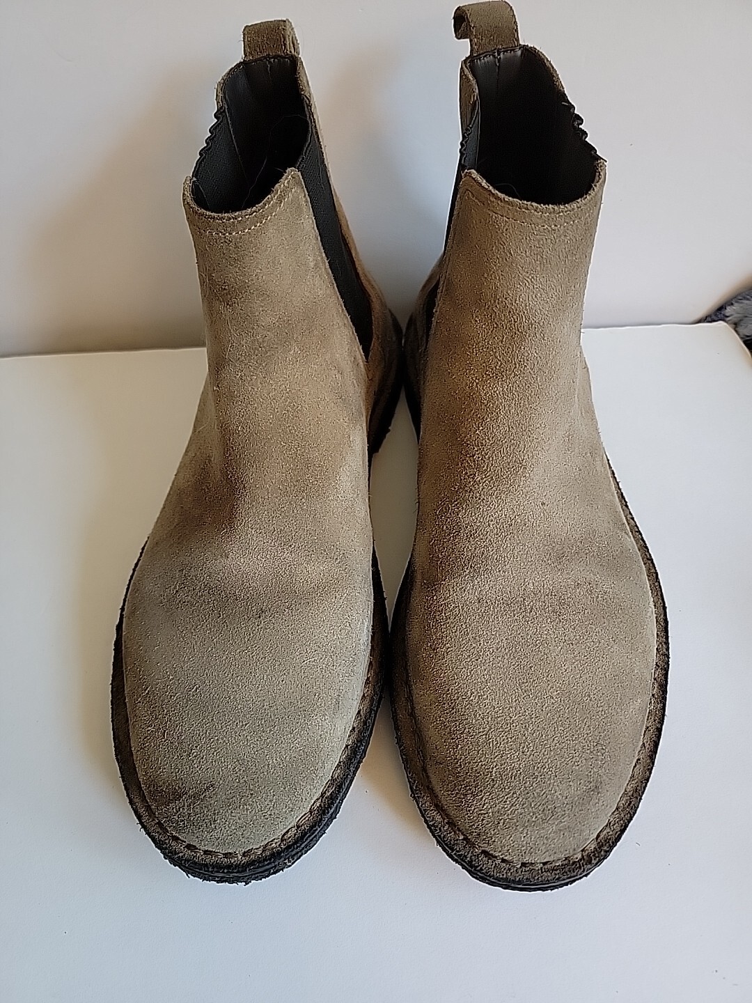 Stivali Chelsea Da Uomo Saint Laurent 39 5 US 6 5 Marrone Pelle scamosciata ITALIA Pull On