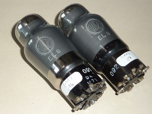 2 x Valvo EL8 NOS / gut geprüft auf Funke W19S - Bild 2 von 5