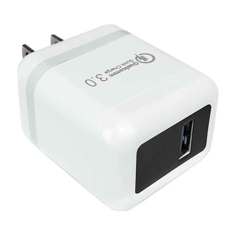 30W Fast Quick Charge QC 3.0 USB Wall Charger Adapter US Plug For iPhone/Samsung - Image 3 of 3