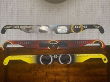 Set of 3: Solar Eclipse Glasses NEW Solar Eclipse 4/08/24 -US SELLER ISO cert