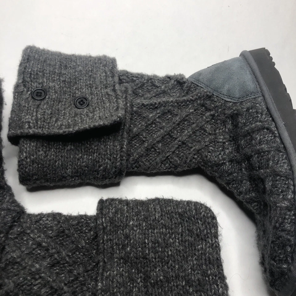 Botas largas de piel de oveja UGG F16014G para mujer talla 7 Foto 3 de 4