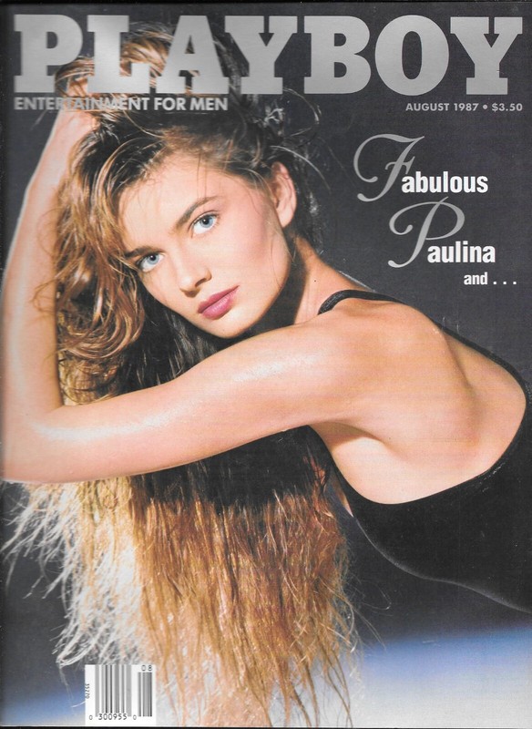 Playboy Magazine August 1987 Julie Peterson COMPLETE Playmate PAULINA PORIZKOVA
