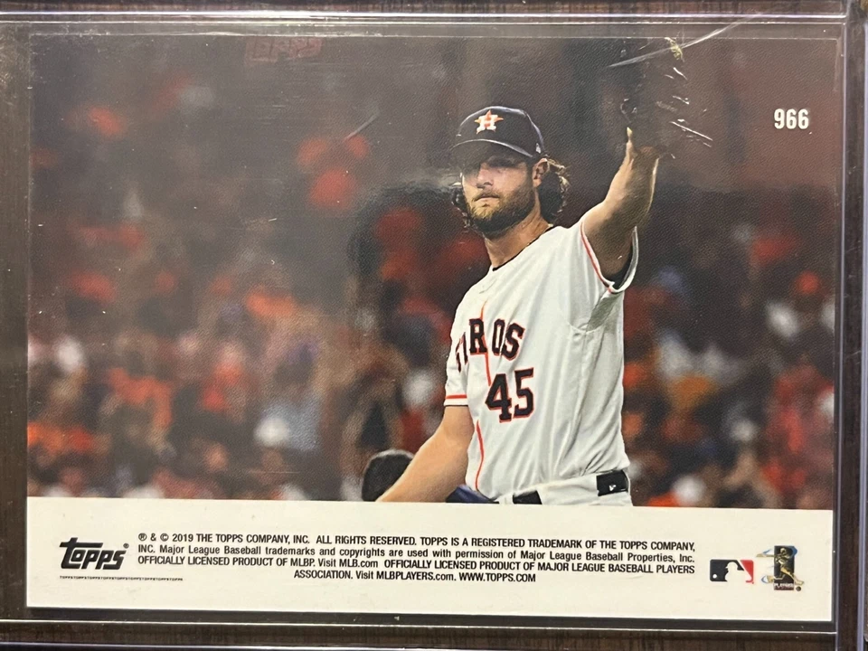 2019 Topps Now #966 Gerrit Cole Houston Astros - Image 2 of 2