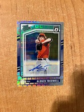 2024 Donruss Baseball - Alonzo Tredwell - Pandora Prizm Optic Auto #d 05/25