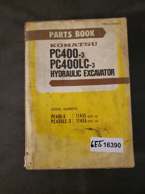 Komatsu PC400-3 PC400LC-3 Factory Parts Catalog Manual