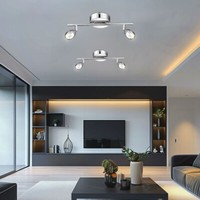 Deckenlampe Deckenleuchte Wohnzimmerlampe Led Spot Verstellbar 2Er Set L 38 Cm