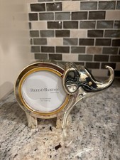 Reed  Barton Jungle Parade Boy/Girl Picture Frame Elephant 4 3/4 in Tall