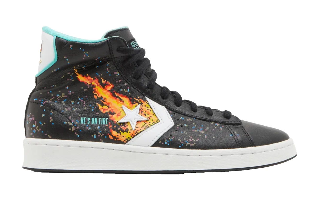 NBA Jam x Converse Pro Leather High He's On Fire! for Sale
