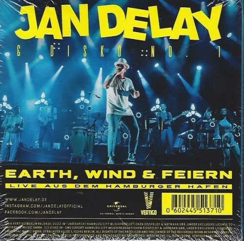 Jan Delay - Earth, Wind & Feiern - Live aus dem Ham... - Digipack - 2 CD - Neu / - Bild 2 von 2