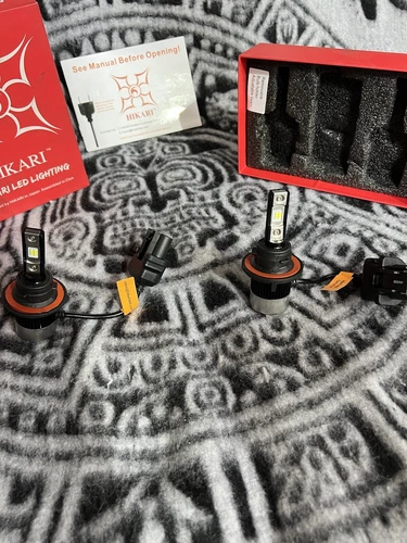 Hikari H1 LED Bulbs, LED Conversion Kit, Japan CSP LED Part #X001V5LY1X (R3-H13)