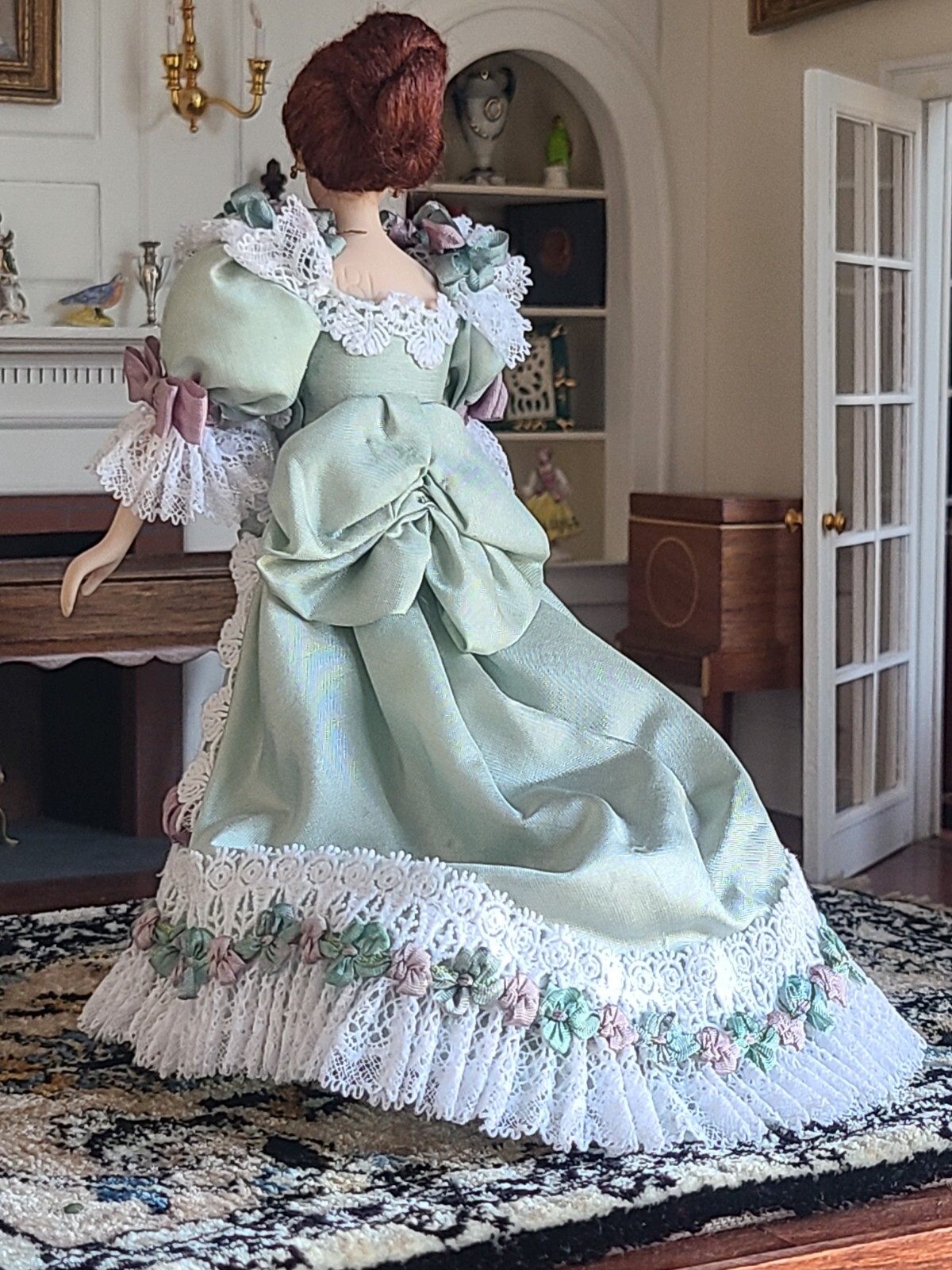 Dollhouse Miniature Artisan Joann Roberts? Porcelain Lady Doll 112 eBay