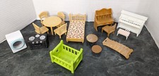 Calico Critters Sylvanian Families Woodzeez furniture Piano Desk Lot of 16