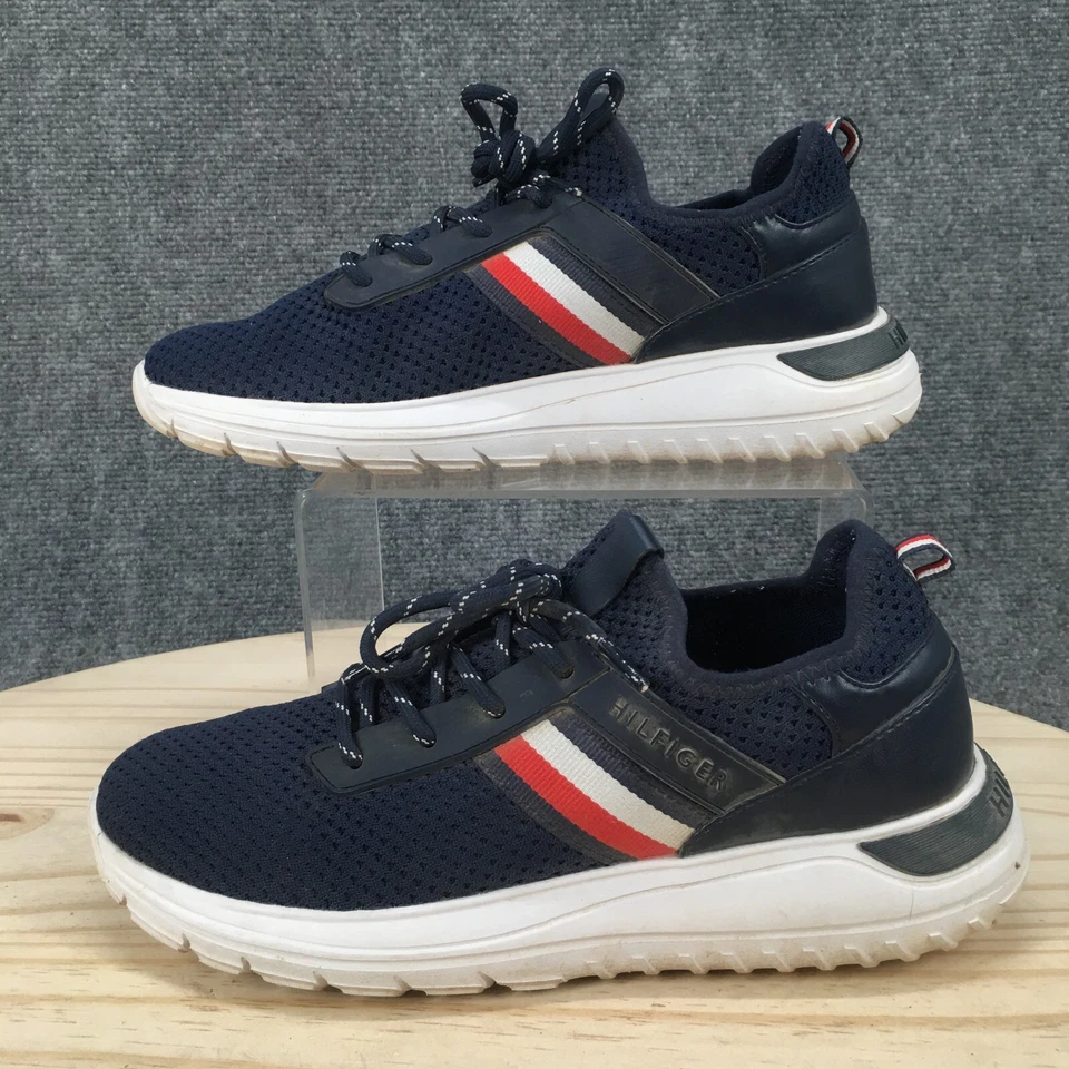 Tommy Hilfiger Shoes Mens 7.5 M Mesh Low Top Lace Up Casual Niena Sneaker Blue - Image 2 of 4