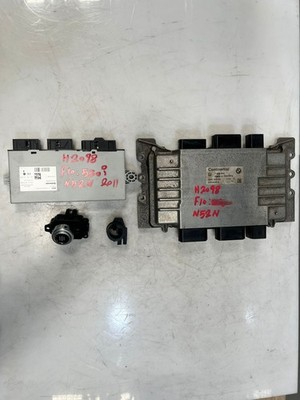 2011 BMW F10 N52N 530I Engine Control Module ECU SET DME MSV90+ CAS4 7613806