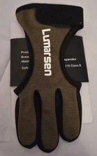 Lumarsen Archery Glove Shooting 3 Finger Protector For Men Women 1 Glove Small
