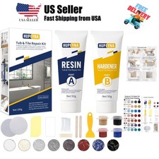 Tub, Tile and Shower Repair Kit Color Match, Porcelain Repair Kit, Bathtub Re...