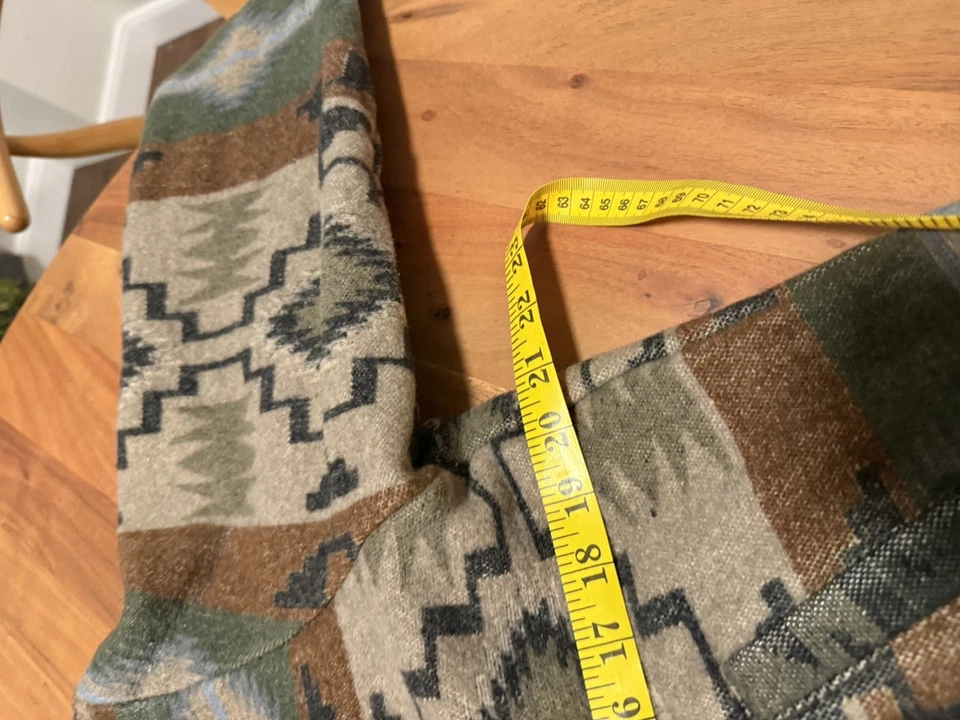 Chaqueta de Lana Pendleton Alta Calidad Western Wear AZTEC Multicolor Mujer’s L Foto 3 de 4