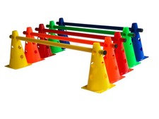 LA-24 5er Set Steckhürden 23 cm "KOMPAKT" - 5 x Hürde für Agility - B-WARE