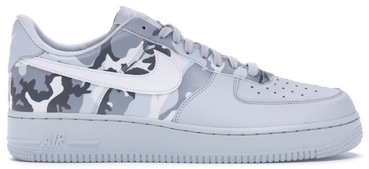 Nike Air Force 1 Grey Reflective Camo for Sale | Authenticity