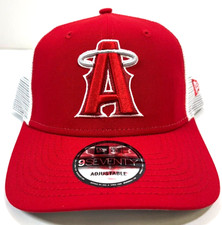 LA Angels of Anaheim MLB NE 2024 City Connect Alt Trucker Snapback Hat~Red