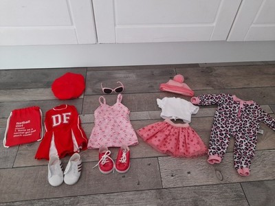 design a friend Paket - Netzballkleid + Tasche, All in 1 Pyjama, Schuhe, Kleid, Sonnenbrille, Top