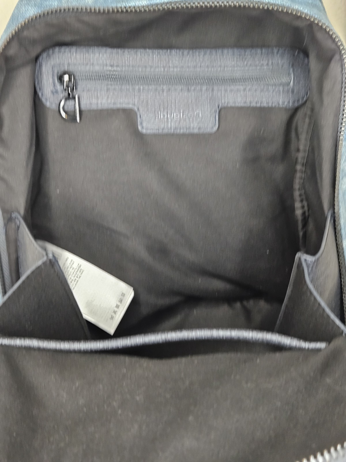 Desigual Denim Patchwork Stitched Backpack Design… - image 12