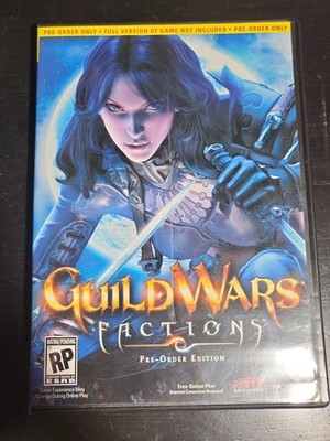 Guild Wars Factions Pre-Order Edition PC With ALL ORIGINAL INSERTS - NO KEYS