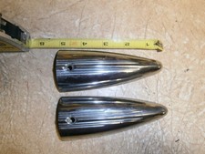 Studebaker 1940s Light Covers Car Truck Stainless Nice Shape