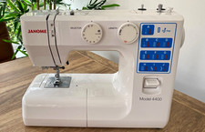 Janome 4400 Electric Household Sewing Machine, Free Arm, Buttonhole, Portable