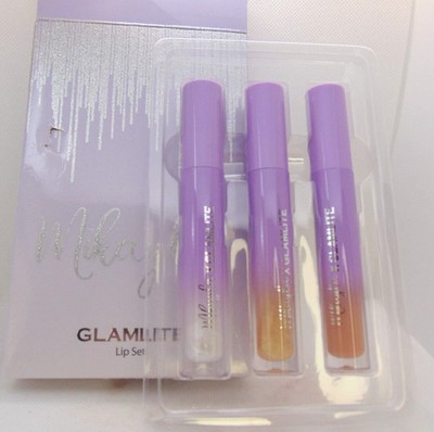 GLAMLITE MIKAYLA Lip Set 3 x 0.14oz/4g NIB