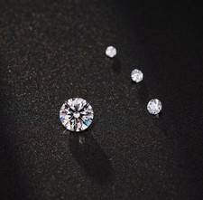Natural D Color 8 Ct Round Cut Lab Grown Looss Diamond VVS1 Clarity Certified