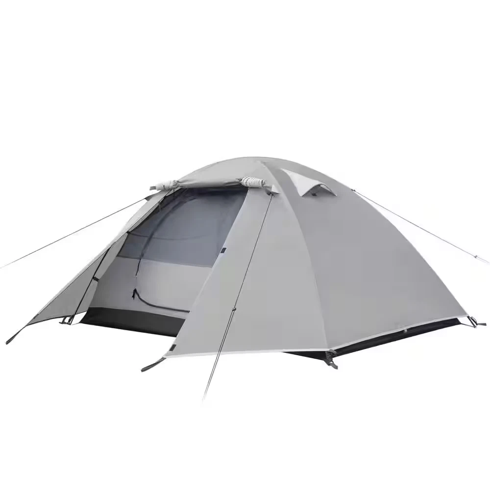Camping Tent 18 Ft. X 10 Ft. 2 People-Gray Person Professional Waterproof and Wi