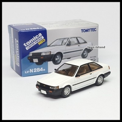 Tomica Limited Vintage NEO LV-N284e TOYOTA COROLLA LEVIN 2door LIME 1/64 TOMYTEC