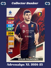 PANINI ADRENALYN XL 2024-25 RUSLAN MALINOVSKYI GENOA 121 Card Centrocampista TOT