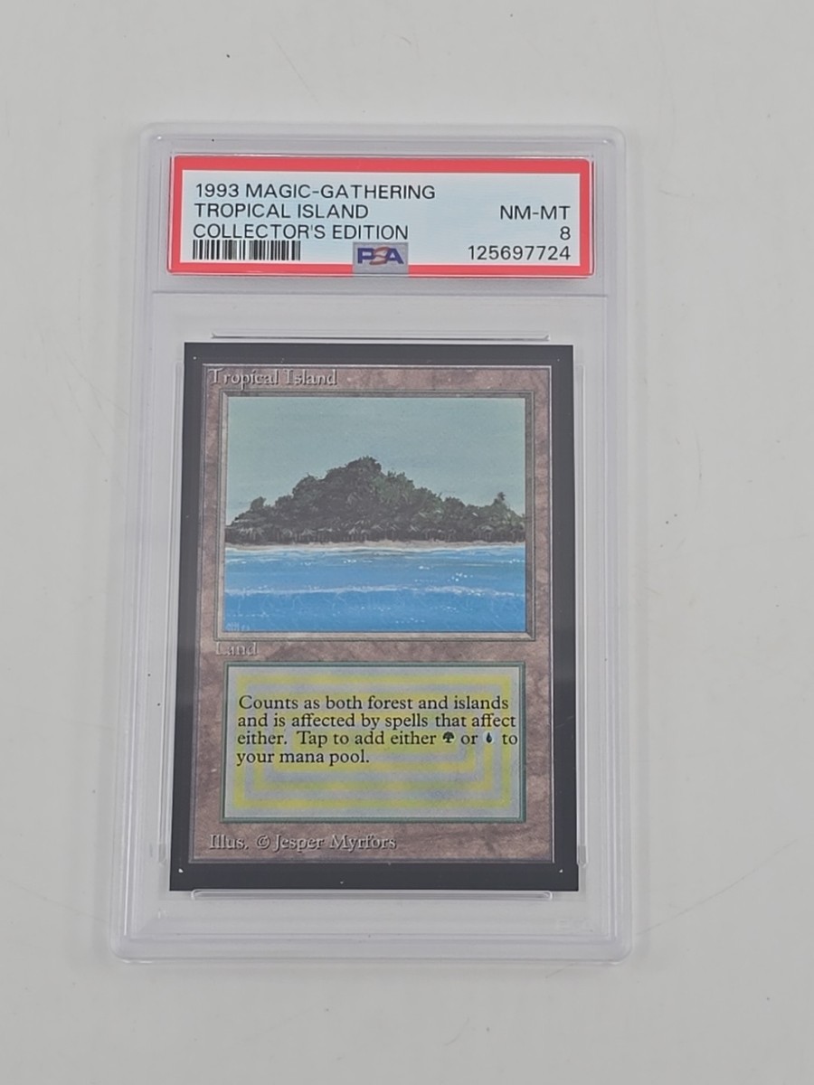 マジック：ザ・ギャザリング Tropical  PSA 8 MTG Tropical Island (CE) Collector's Edition PSA 8 | eBay