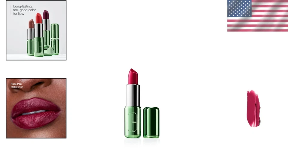 Clinique Longwear Lipstick - Built-in Primer, Ap Rose Pop, Long Lasting Color - Image 2 of 4