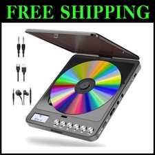 Bluetooth Portable CD Player with FM Transmitter