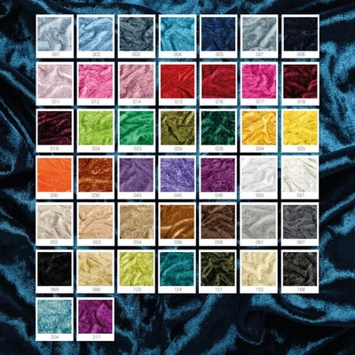 Samtstoff Meterware 0,5m x 140cm uni Stretch Velvet Stoff Dekostoff viele Farben - Bild 1 von 4