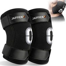 Jaffick Weightlifting Elbow Brace 1 Pair - Elbow Sleeve with Dual Adjustable...