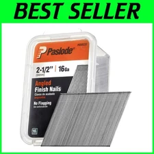 2.5-Inch 20-Degree Angled Finish Nails - Galvanized 16 Gauge for Professionals