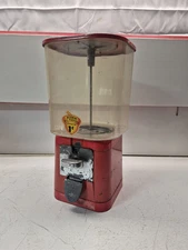 Vintage Oak Acorn Gumball Candy Machine 