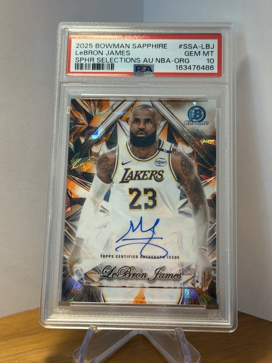 Bowman LeBron James 10 Graded Basketball Sports Trading Cards