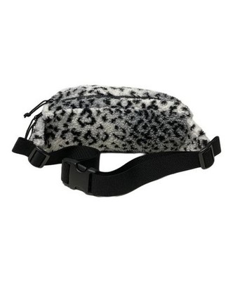 SUPREME 17FW Leopard Fleece Waist Bag White x Black | eBay