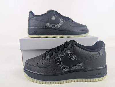 Nike AF1 Air Force 1 Space Jam Glow Black DN1434 001 GS Size  6Y Women's 7.5 NIB