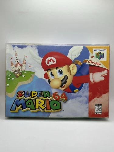 Super Mario 64 Nintendo 64 N64 - Complete in Box CIB CLEAN BOX