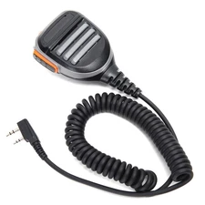 High Quality 2Pin PTT Waterproof Speaker Mic for Radio Kenwood TYT Walkie Talkie