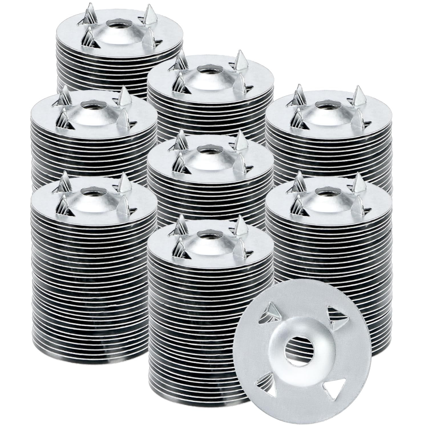 Foam Board Fastener Washers 1-1/8" Galvanized Steel Insulation Board 300 Pack