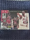 Michael Jordan '95/96 Upper Deck "He's Back #45" Jumbo 3x5-Slvr Auto Fcsml--READ